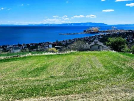 Wohngrundstück Mit Vollem Meerblick, Geeignet Für Den Bau Eines Genossenschaftsstandorts Mit 42 Wohnungen Zum Dringenden Verkauf In Tekirdag Barbarosta