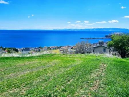 Wohngrundstück Mit Vollem Meerblick, Geeignet Für Den Bau Eines Genossenschaftsstandorts Mit 42 Wohnungen Zum Dringenden Verkauf In Tekirdag Barbarosta