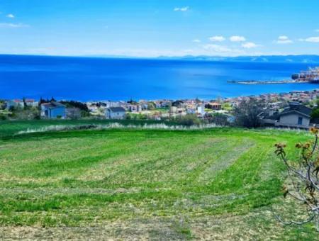 Wohngrundstück Mit Vollem Meerblick, Geeignet Für Den Bau Eines Genossenschaftsstandorts Mit 42 Wohnungen Zum Dringenden Verkauf In Tekirdag Barbarosta