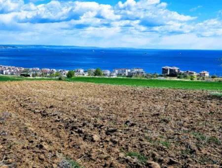 Gelegenheit Grundstück Geeignet Für Dringenden Verkauf Herrliche Lage Voller Meerblick 4 Seitenstrassen, Fassadengenossenschaft Und Baustellenbau