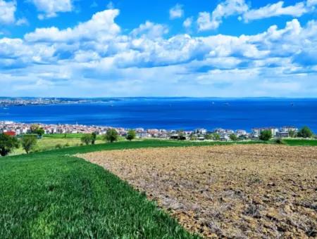 Gelegenheit Grundstück Geeignet Für Dringenden Verkauf Herrliche Lage Voller Meerblick 4 Seitenstrassen, Fassadengenossenschaft Und Baustellenbau