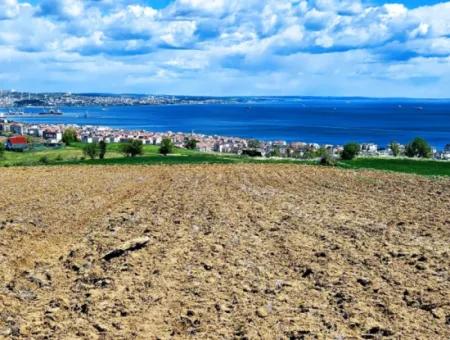 Gelegenheit Grundstück Geeignet Für Dringenden Verkauf Herrliche Lage Voller Meerblick 4 Seitenstrassen, Fassadengenossenschaft Und Baustellenbau