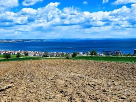 Gelegenheit Grundstück Geeignet Für Dringenden Verkauf Herrliche Lage Voller Meerblick 4 Seitenstrassen, Fassadengenossenschaft Und Baustellenbau