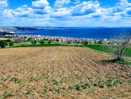 Gelegenheit Grundstück Geeignet Für Dringenden Verkauf Herrliche Lage Voller Meerblick 4 Seitenstrassen, Fassadengenossenschaft Und Baustellenbau