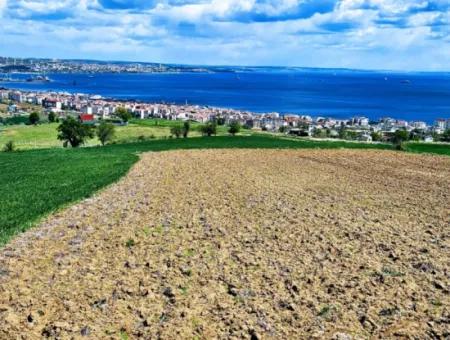 Gelegenheit Grundstück Geeignet Für Dringenden Verkauf Herrliche Lage Voller Meerblick 4 Seitenstrassen, Fassadengenossenschaft Und Baustellenbau