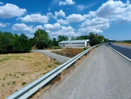 3.143 M2 Investitionsgrundstück Mit Blick Auf Die Çanakkale Road Im Bezirk Tekirdağ Mahramlı! Geeignet Für Den Arbeitsplatz- Oder Mehrzweckeinsatz, Gelegenheitsinvestition Mit Fertiger Infrastruktur