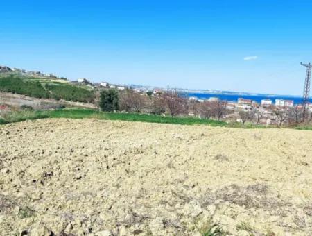Investment Opportunity: 615 M2 Corner Land For Sale In Tekirdag Barbaros - Urgent Sale, Sea And Nature View, 0 Zoned