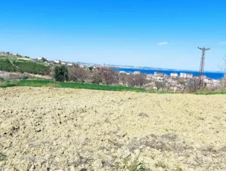 Investment Opportunity: 615 M2 Corner Land For Sale In Tekirdag Barbaros - Urgent Sale, Sea And Nature View, 0 Zoned