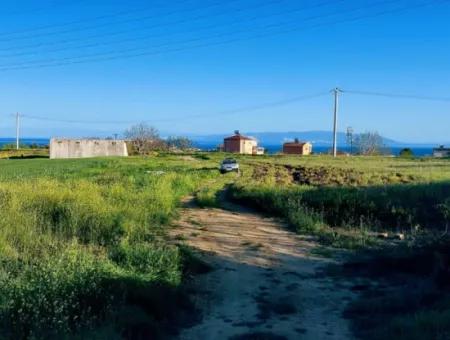 Investment Opportunity: 615 M2 Corner Land For Sale In Tekirdag Barbaros - Urgent Sale, Sea And Nature View, 0 Zoned