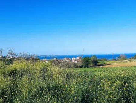 Investment Opportunity: 615 M2 Corner Land For Sale In Tekirdag Barbaros - Urgent Sale, Sea And Nature View, 0 Zoned