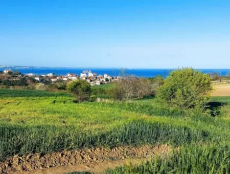 Investment Opportunity: 615 M2 Corner Land For Sale In Tekirdag Barbaros - Urgent Sale, Sea And Nature View, 0 Zoned