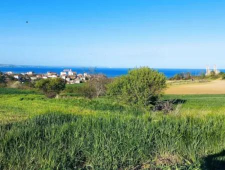 Investment Opportunity: 615 M2 Corner Land For Sale In Tekirdag Barbaros - Urgent Sale, Sea And Nature View, 0 Zoned