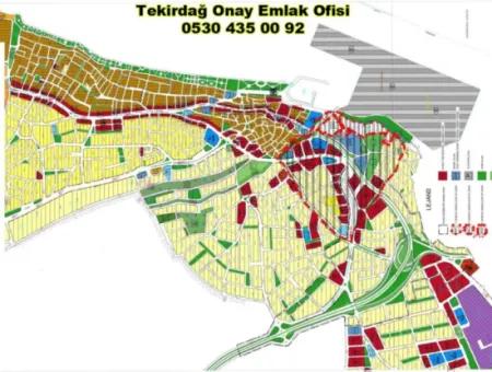 Tekirdağ Süleymanpaşa Barbaros Asyaport Limanı Mevcut İmar Planı İçinde Ticari Sanai Alanı Satılık Tarla